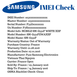 Samsung Serial Number Warranty